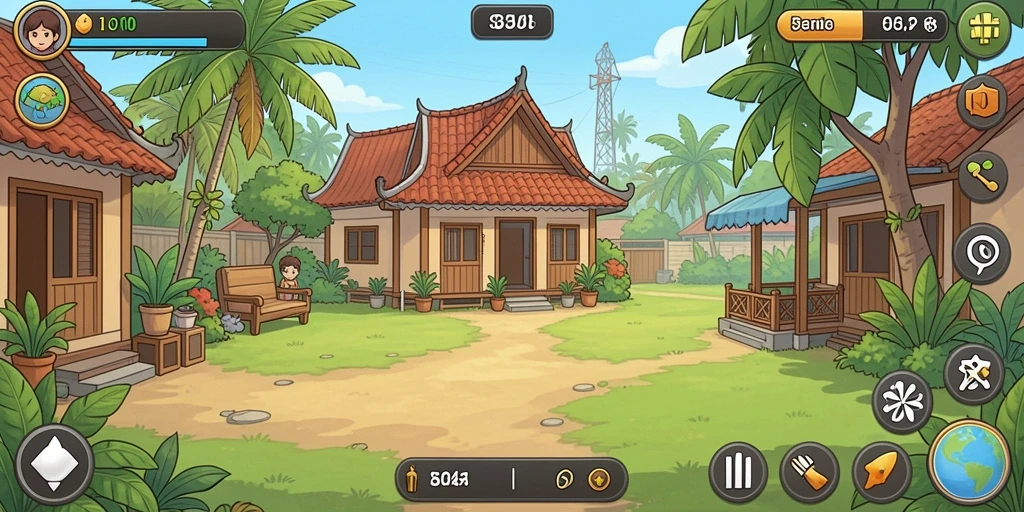 Gambaran gameplay yang intens dan menarik.