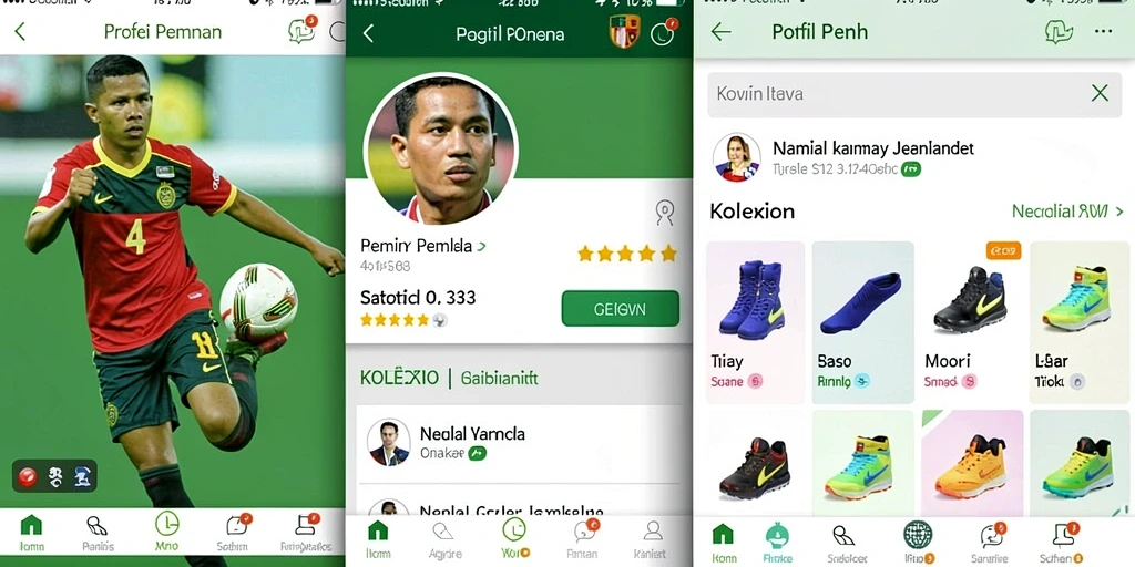 Tampilan pilihan permainan yang beragam.