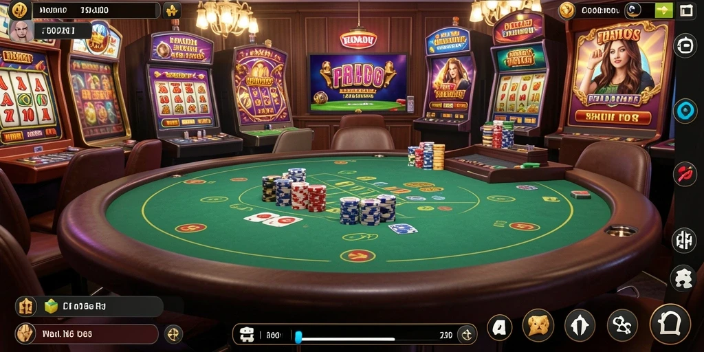 Tangkapan layar menunjukkan pemandangan indah dalam game.