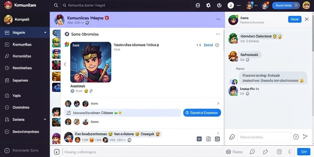 Berinteraksi dengan pemain lain untuk pengalaman lebih seru.
