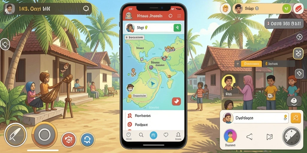 Tantangan harian yang menambah keseruan bermain.