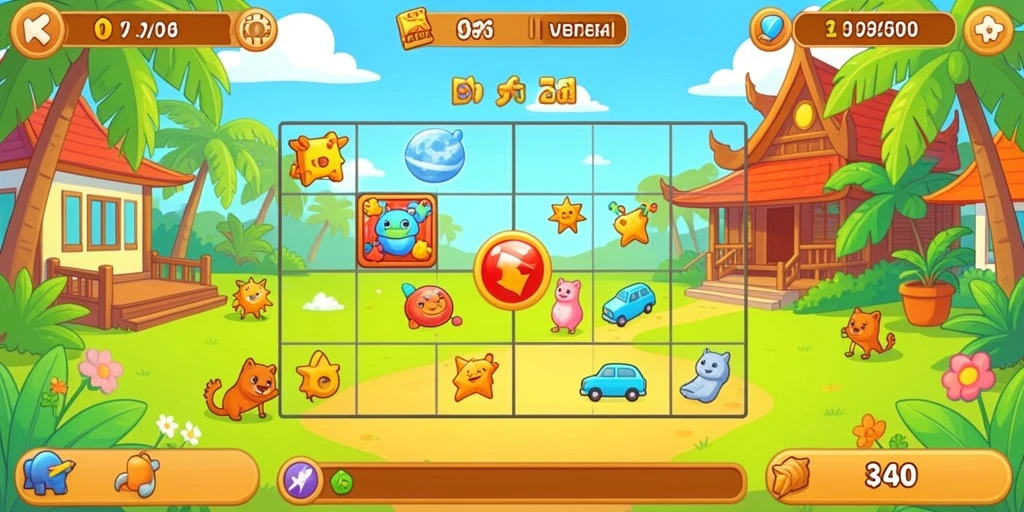 Tantangan yang seru dan bervariasi di setiap level.