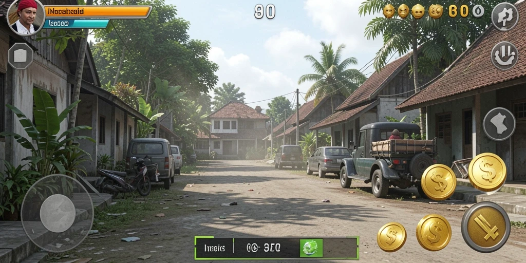 Fitur multiplayer memungkinkan Anda bermain dengan teman.