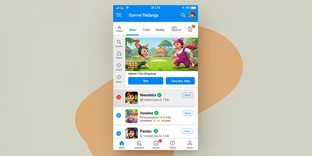 Sistem notifikasi untuk info terbaru permainan.