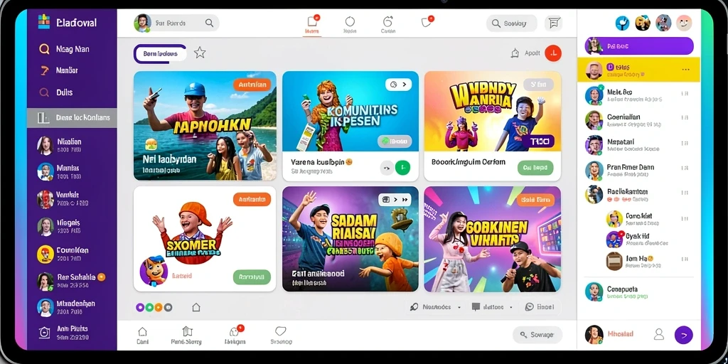 Karakter unik dengan kemampuan yang beragam.
