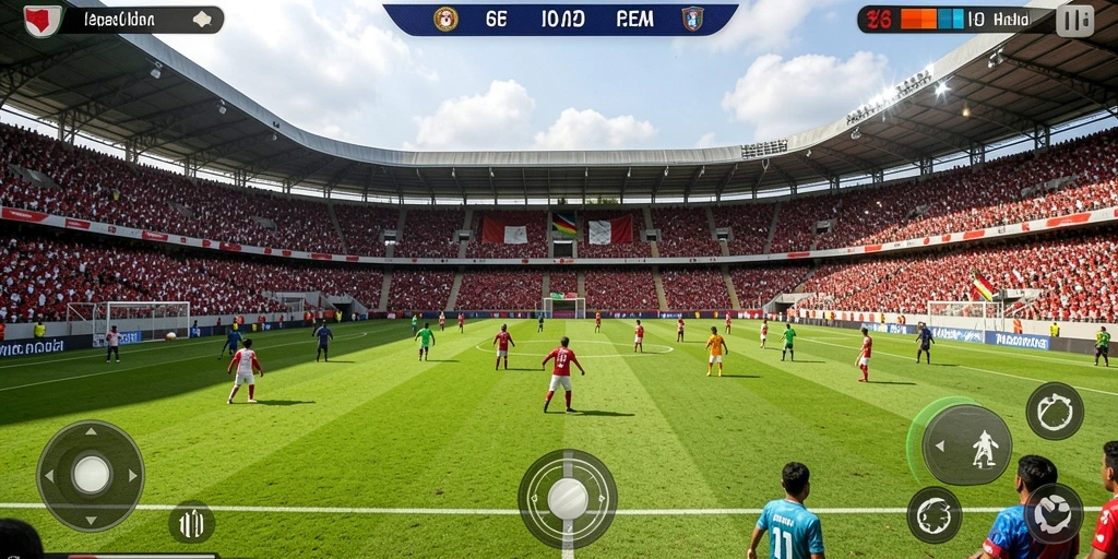 Pemain berinteraksi dalam mode multiplayer yang penuh semangat.